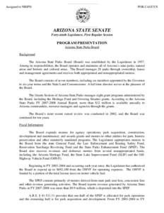 Microsoft Word - Arizona State Parks Board_caucus report.doc