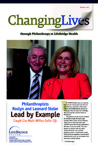 Summer[removed]through Philanthropy at LifeBridge Health I Lead by Example