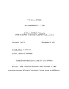 T.C. Memo[removed]UNITED STATES TAX COURT