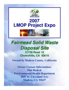 Fairmead Solid Waste Disposal Site