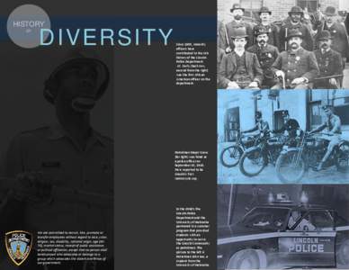 HISTORY OF DIVER SI TY  Since 1895, minority