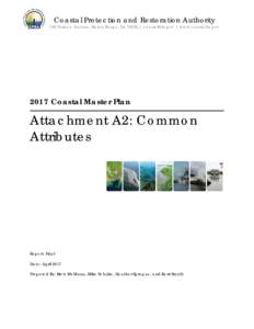 Coastal Protection and Restoration Authority  150 Terrace Avenue, Baton Rouge, LA 70802 |  | www.coastal.la.gov 2017 Coastal Master Plan