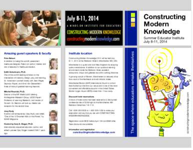 Constructing Modern Knowledge Institute location  Pete Nelson