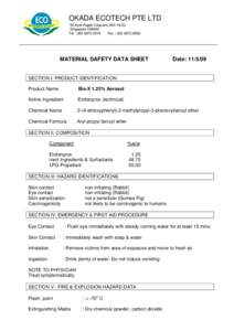 Microsoft Word - MSDS Bio-X 1.25%a aerosol-11 May 09.doc