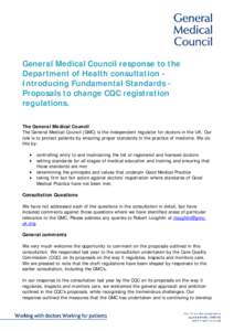 Local government in England / NHS England / Social care in England / General Medical Council / Healthcare / Health economics / Health / Medicine / Care Quality Commission