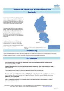 Cardiovascular disease Local Authority health profile  Rochdale Cardiovascular disease (CVD) is the second largest cause of death in England causing around 130,190 deaths in[removed]% of all deaths). Around 46% of all de