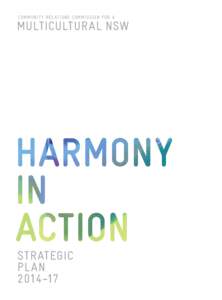 COMMUNIT Y REL ATIONS COMMISSION FOR A  MULTICULTURAL NSW STRATEGIC PLAN