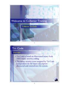 Welcome to Collector Training Collector Tri-Code © 2006 Digital Innovation, Inc.  All Rights Reserved