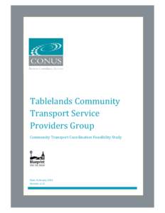 Tablelands Community Transport Service ͟͠͞͠ Providers Group Tablelands Community Transport Service Providers Group