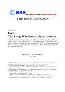 THE ISO HANDBOOK  Volume III: