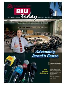 BAR-ILAN UNIVERSITY  The Magazine of Bar-Ilan University
