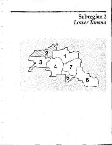 Subregion 2 Lower Tanana Subregion 2  LOWER TANANA