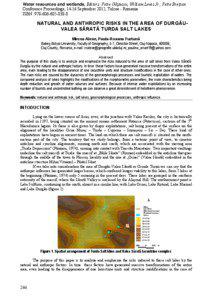 Romania / Turda / Lakes / Cluj-Napoca / Cluj County / Arieș River / Dry lake / Salt lake / Geography of Romania / Fluvial landforms / Water