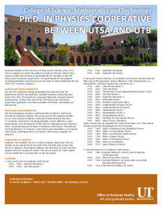 Physics / Higher education / Physical Review / University of Texas at San Antonio / Education in the United States