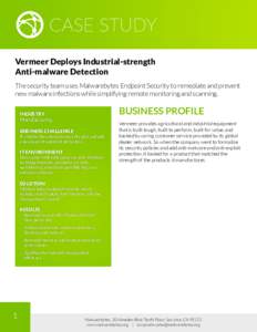 Vermeer Deploys Industrial-strength Anti-malware Detection