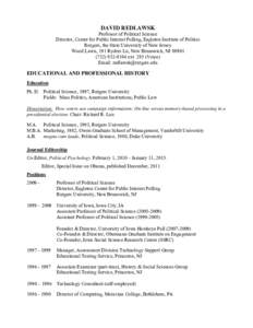 Statistics / Independent / Iowa caucuses / United States / Iowa / United States presidential election / David Magleby / Primary election / Opinion poll / Politics of Iowa / United States presidential primaries / Politics of the United States