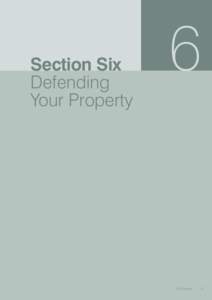 Section Six Defending Your Property 6