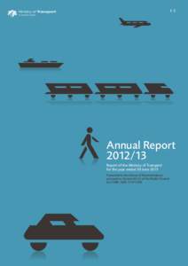 F.5  Annual Report[removed]Report of the Ministry of Transport for the year ended 30 June 2013