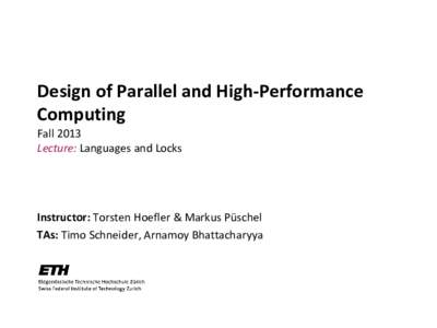 Concurrency control / Transaction processing / Data management / Linearizability / Databases / Sequential consistency / Parallel computing / Serializability / Non-blocking algorithm / Schedule / Lock / Mutual exclusion