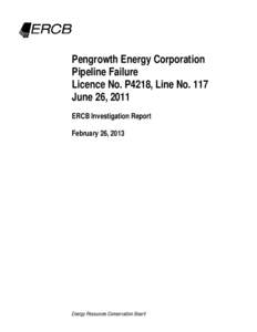 Microsoft Word - ERCB Investigation Report Pengrowth[removed]final.doc