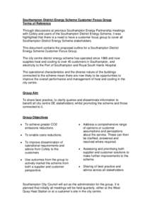 Microsoft Word - Terms of Reference - Southampton DE Scheme Customer Focus Group[removed]FINAL.docx