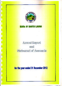ANNUAL REPORT AND STATEMENT OF ACCOUNTS  A. ANNUAL REPORTReview of the Economy