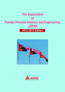 The Association of Powder Process Industry and Engineering, JAPAN[removed]Edition