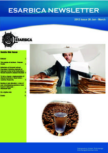 ESARBICA NEWSLETTER 2012 Issue 26 Jan - March Inside this Issue Editorial