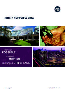 GROUP OVERVIEW 2014  ©Hufton+Crow making it