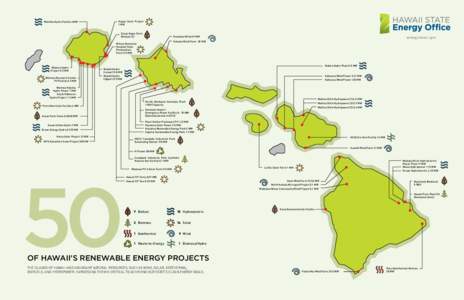 Wainiha Hydro Facility 4MW  Kapaa Solar Project 1 MW Kauai Algae Farm (Research)