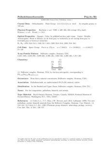 Palladobismutharsenide  Pd2 (As, Bi)