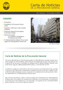 Carta de Noticias PG CABA