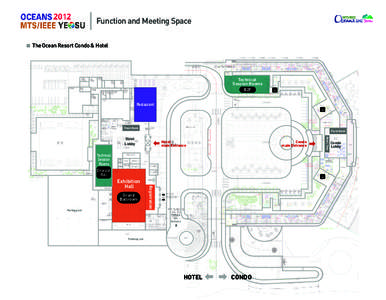 Function and Meeting Space The Ocean Resort Condo & Hotel Technical Session Rooms B2F