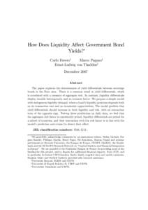 Finance / Financial risk / Fixed income market / Liquidity risk / Bid–offer spread / Flight-to-quality / Market liquidity / Bond / Flight-to-liquidity / Financial economics / Financial markets / Economics