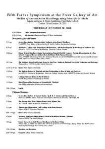 Microsoft Word - Forbes 2010 schedule for web FINAL OCTOBER.doc