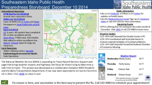 Idaho / National Weather Service / Ebola virus disease / Biology / Microbiology / Medicine