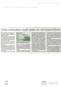 midland conservation limited  Grand Hotel • Birmingham Post 6th December 2012