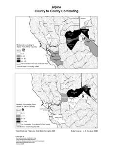 Alpine County to County Commuting