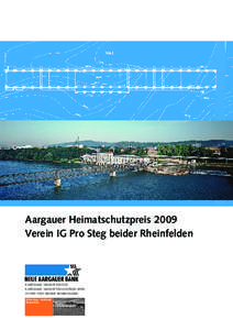 Aargauer Heimatschutzpreis 2009 Verein IG Pro Steg beider Rheinfelden