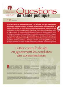 Questions de santé publique IRSP n°25.3e_A4:57 Page1  N°25 – Juin 2014