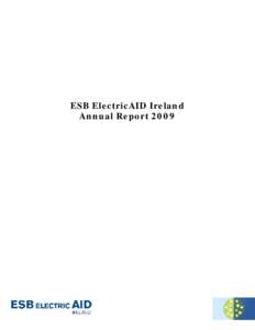 ESB ElectricAID Ireland Annual Report 2009