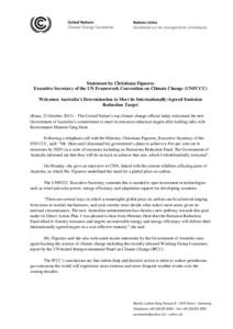 Kyoto Protocol / Intergovernmental Panel on Climate Change / Christiana Figueres / First commitment period / IPCC Fourth Assessment Report / United Nations Climate Change Conference / Climate change acronyms / United Nations Framework Convention on Climate Change / Environment / Climate change