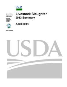 United States Department of Agriculture National Agricultural Statistics