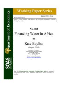 Development / Infrastructure / Public–private partnership / Water privatization / African Development Bank / Health / Water supply and sanitation in Sub-Saharan Africa / Water supply and sanitation in Benin / Africa / Economics / Construction
