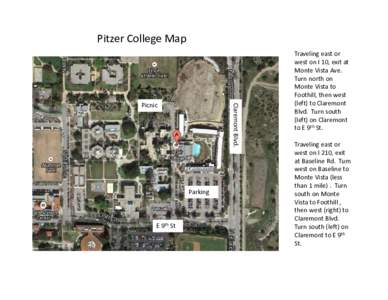 Microsoft PowerPoint - Pitzer College Map