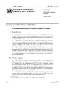 Health / Educational psychology / Disability / Special education / Convention on the Rights of Persons with Disabilities / Developmental disability / Inclusion / Universal design / National Council on Disability Affairs / Education / Disability rights / Human rights instruments