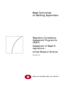 Regulatory Consistency Assessment Programme (RCAP) - Assessment of Basel III regulations - United States of America