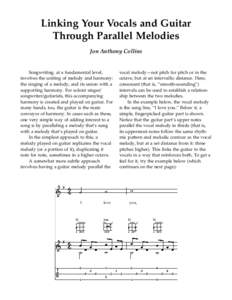 Music theory / Intervals / Guitars / Consonance and dissonance / Rhythm guitar / Musical mode / Steps and skips / Consecutive fifths / Music / Harmony / Counterpoint