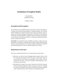 Machine learning / Bayesian statistics / Regression analysis / Hidden Markov model / Gibbs sampling / Markov chain / Graphical model / Mixture model / Pattern recognition / Statistics / Statistical models / Markov models