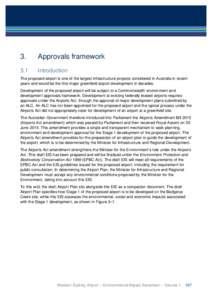 Environmental law / Environmental science / Environmental design / Environmental impact assessment / Sustainable development / Western Sydney Airport / Environmental planning / Sydney Airport / Airport / Environmental impact statement / Munich Airport / Proposed Chicago south suburban airport